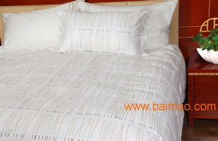 酒店床上用品面料 纯白色纺织品的厂家直销与价格优势